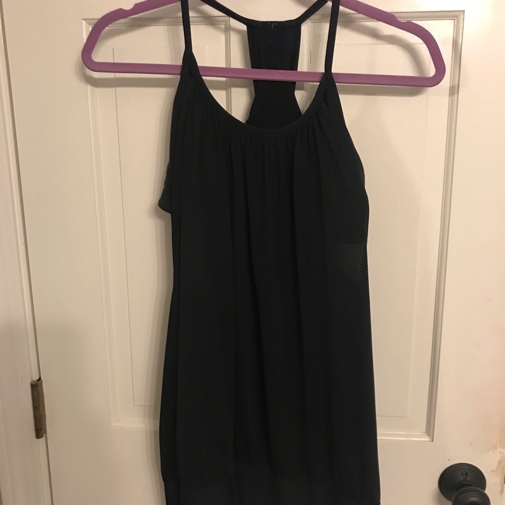 Lululemon Black Tank top with built in bra
